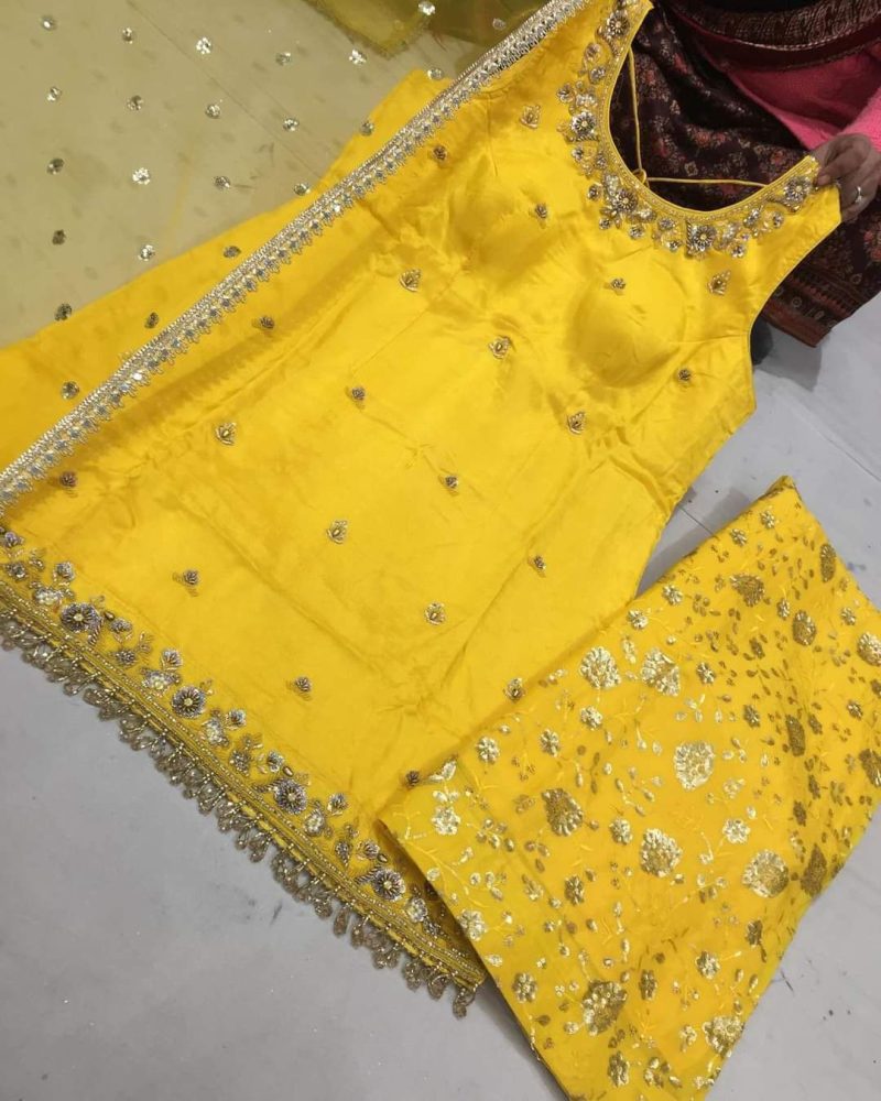 Ready to wear stitched suits - Yellow