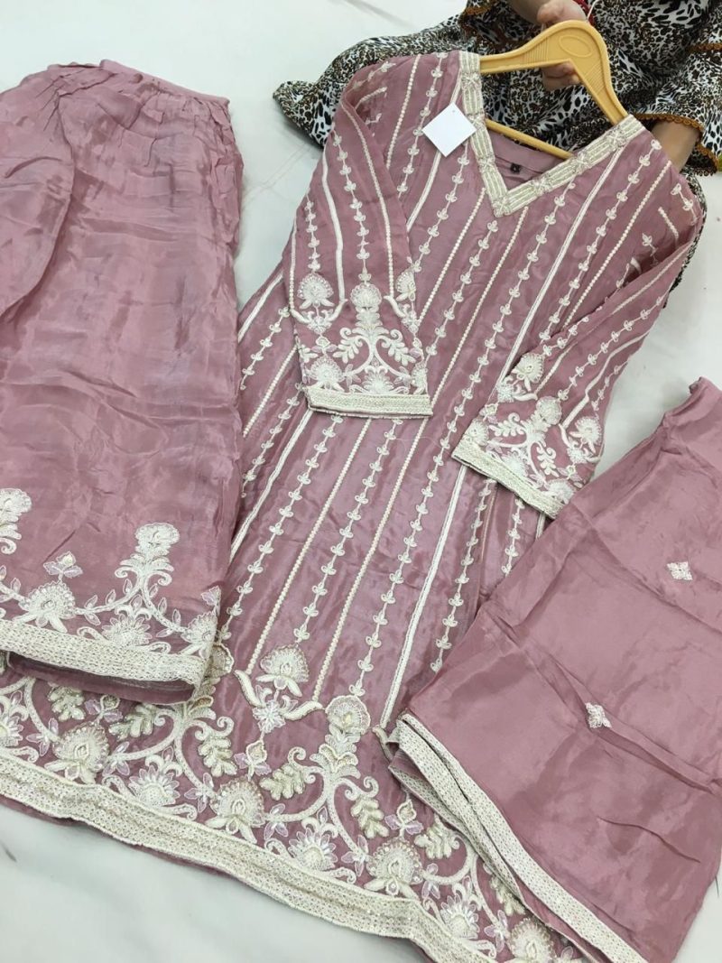 Ready to wear stitched suits –Mauve